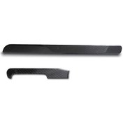 Resim Golf 6 Mk6 201 İçin Gerçek Karbon Fiber Orta Kontrol Paneli Şerit Kapağı Koruyucu Döşeme 