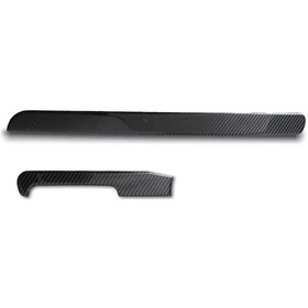 Resim Golf 6 Mk6 201 İçin Gerçek Karbon Fiber Orta Kontrol Paneli Şerit Kapağı Koruyucu Döşeme 