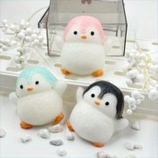 Resim Yumuşak Sıkıştırılabilir Penguen Rahatlatıcı Oyuncak, Yumuşak Dokunuşlu Aile Dekoru, Karışık Renkler/Beyaz/Pembe/Siyah, Noel, Karnaval, Paskalya, Doğum Günü Partileri ve Tatil Toplantıları için Mükemmel - 3 yaş ve üzeri için İdeal Tatil Partisi Hediyesi 