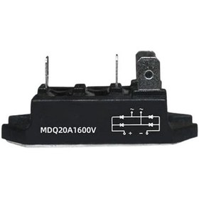 Resim Mdq20-16 20a 1600v Tek Faz Köprü Diyot 