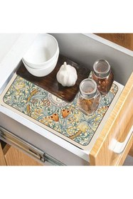 Resim 3D ELSE HALI Else Kaydırmaz Raf Dolap Çekmece Örtüsü Yıkanabilir Buzdolabı Içi Matı 