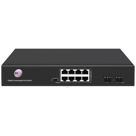 Resim Oem 8 Port 10/100/1000 2 SFP 120W Uplink Poe Switch 