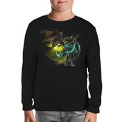 Resim Warcraft - Illidan Stormrage Siyah Çocuk Sweatshirt 