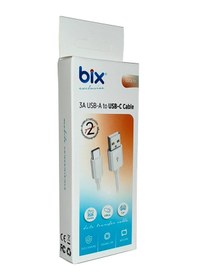 Resim Bix BX-UC03C 3A Type-C 1M Data Şarj Kablosu 