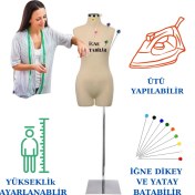 Resim Manken İstanbul Pantolon Giyebilen 36 Beden Iğne Batabilen Süngerli Terzi Mankeni Vitrin Mankeni Prova Mankeni Pa-01 