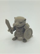 Resim shop Su Samuru Şövalye Figürü | Sevimli Savaşçı Minyatürü 