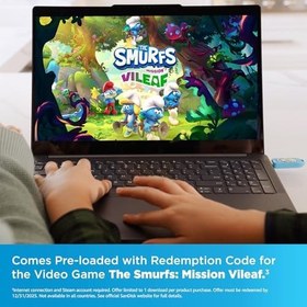 Resim SanDisk Smurfs USB Flash Disk 64 GB 