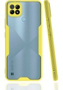 Resim Realme C21 Kılıf Hptk Parfe Kapak - Sarı Sari 