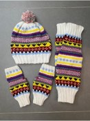 Resim MESKSTORE Şapka eldiven tozluk set 