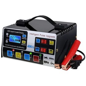 Resim Araç Akü Şarj Cihazı Lcd Ekran 12v24v 220w Abd Plug - Renkli Yurt Dışından Beyaz 