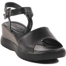 Resim Siyah Kadın Topuklu Sandalet T-003 Z Siyah 