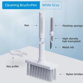 Resim Meks Klavye ve Kulaklık Temizleyici Kit 5 In 1 