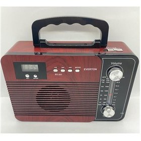 Resim Everton RT-351 Bluetooth-USB-SD-FM-AUX-TF Şarjlı Nostaljik Radyo 