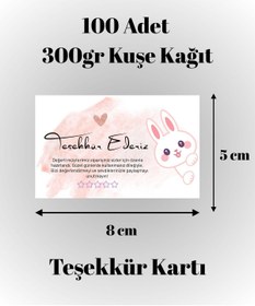 Resim rprint Teşekkür Kartı Sipariş Kartı Tebrik Kartı Paketleme Kartı Kargo Kartı Kartvizit Not Kartı 100 Adet 