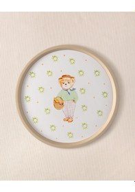 Resim Madame Coco Liana Bear Yuvarlak Tepsi 1kteps199436x36x1,5 Cm-yeşil 