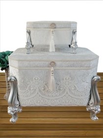 Resim Sonem Çeyiz Çeyiz Sandığı Söz Nişan Bohça Gelin Damat Sandık 2li 0668 