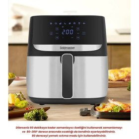 Resim Dijital 8 Programlı 1700W Renkli Yağsız Kızartma Cihazı 