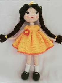 Resim Dudu Bebek Organik Örgü Oyuncak Amigurumi Organik Oyuncak 