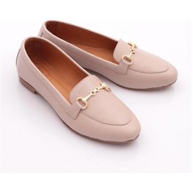 Resim Dgn 102 Kadin Metal Aksesuarli Zenne Loafer Gümüş 