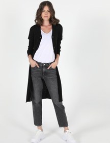 Resim Colin's Slim Fit Kadın Siyah Hırka CL1050577_Q1.V1_BLK 