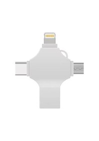 Resim Otg 4in1 Cep Telefonu Çok Fonksiyonlu Usb Flash Bellek 128 Gb Type-c, Micro Sd Ve Kart Okuyucu 