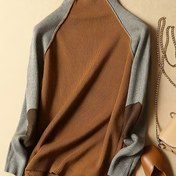 Resim Şık Kadınlar İçin Sonbahar ve Kışa Uygun Yarım Balakollu Uzun Kollu Kazak 