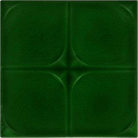 Resim Armada Çini 12,5x12,5 Cm Defakto Yeşil Seramik Karo 