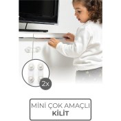 Resim Kılıçlaravm Bebek Güvenliği Mini Çok Amaçlı Kilit 2li 992 Mini Çok Amaçlı Kilit 2li 