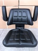 Resim Pilot Traktör Koltuk Kollu Et62 Traktör Koltuğu Pilot Siyah Renk 