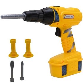 Resim Oyuncak Matkap Tamir Seti 6 Parça Pilli 