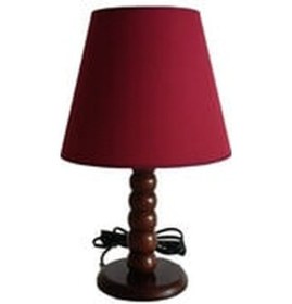 Resim Akdeniz Abajur Kahve\Bordo 