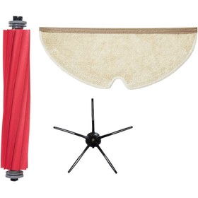 Resim PROFİMAR Roborock Q7, Q7 Max Robot Süpürge Modelleri Uyumlu Tekli Fırça-paspas-beyaz Yan Fırça Seti 