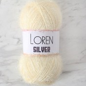 Resim LOREN SILVER KREM EL ÖRGÜ İPİ - RS0065 - 34071 