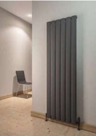Resim Warma Serez Dikey Alüminyum Radyatör 565x1800 Pütürlü Antrasit 7946 