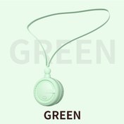 Resim Ev İçin Askılı Boyun Fanı, Mini Hava Soğutucu Yeşil 