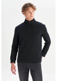 Resim Wrangler Regular Fit Siyah Erkek Sweatshirt W2520532001 Siyah 