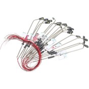 Resim Wezone 1:100 Ölçekli 20 Adet Beyaz Model Sokak Lambası, Bahçe Ve Maket Aydınlatma İçin Led Işıklandırma Diğer 