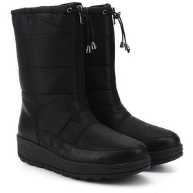 Resim Gönderi R Siyah Fermuarlı Termo Taban Comfort Kar Botu Siyah 