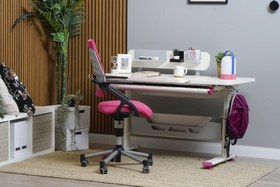 Resim Vega Advanced Çalışma Masası Takımı - Beyaz / Fuşya 