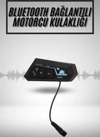 Resim Yeni Nesil Dinleme Ve Konuşma Özellikli Intercom Kask Kulaklığı 5.0 Bluetooth 