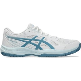 Resim Asics Upcourt 6 Erkek Voleybol Ayakkabısı 1071A104-105 Beyaz 