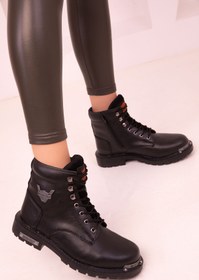 Resim SOHO Siyah Mat Kadın Bot & Bootie 17641 