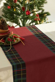 Resim AYSHome Lacivert Borda Pötikare Runner 45x145 