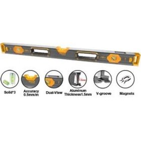 Resim Ingco HSL68120 Güçlü Mıknatıslı Su Terazisi 120 CM 