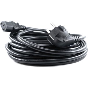 Resim aogo 5 Metre Power Güç Kablosu C13 Iec 320 Enerji Kablosu 5m Monitör Pc Yazıcı Elektrik Kablosu 220v 