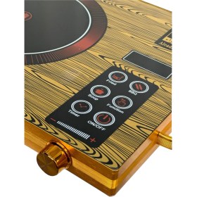 Resim 3500W Elektrikli Mini Kamp Ocağı, 6 Pişirme Modu, Pratik ve Taşınabilir Tasarım 