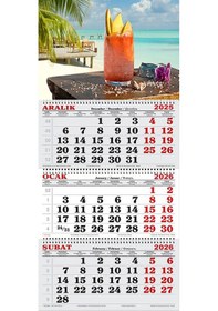 Resim 2026 Yılı Gemici Takvimi ---sahilde Kokteyl 