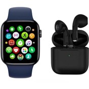 Resim NS Store Xiaomi Mi 10t Uyumlu Watch 6 Series Akıllı Saat Smart Watch + Pro 5 Kablosuz Bluetooth Kulaklık 