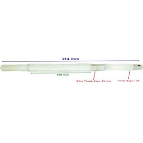 Resim ATV Yuki Aydos Sol Aks 314xbilya Yatağı 25x6-24 Freze Öm 