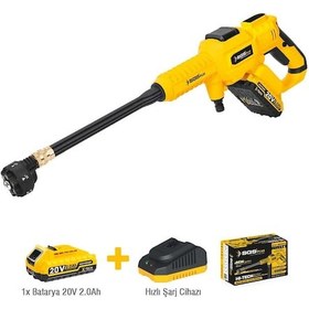 Resim Sgs 5410 Akülü Basınçlı Oto Araba Bahçe Yıkama Tabancası Seti 30 Bar 